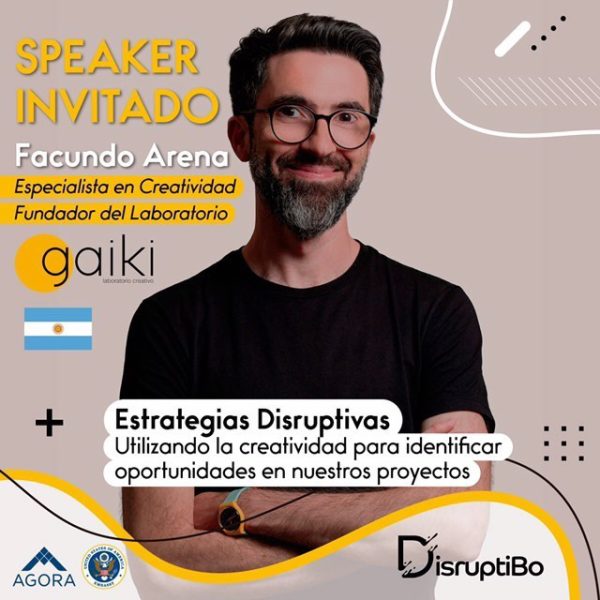 Gaiki partner de Disruptibo 2022, impulsado por la Embajada de Estados Unidos en Bolivia