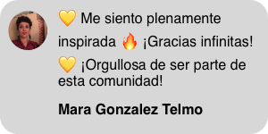 Opinión de Mara Gonzalez Telmo, participante del programa Coaching Creativo