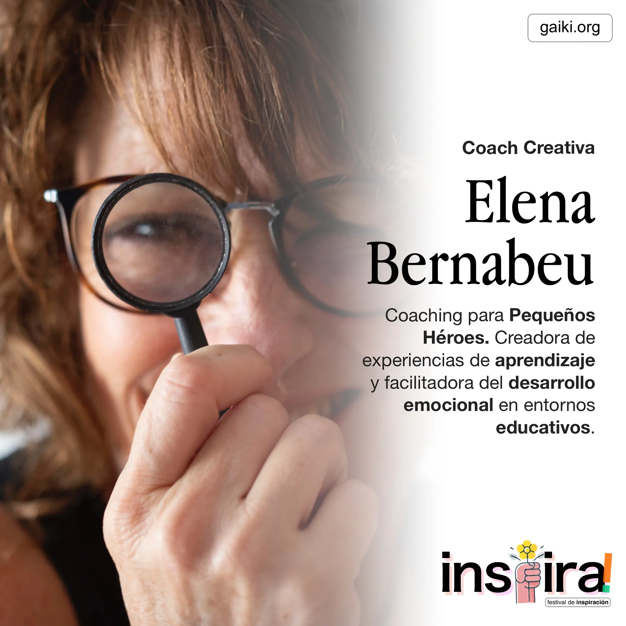 Presentación de Elena Bernabeú, en el marco del Festival Inspira