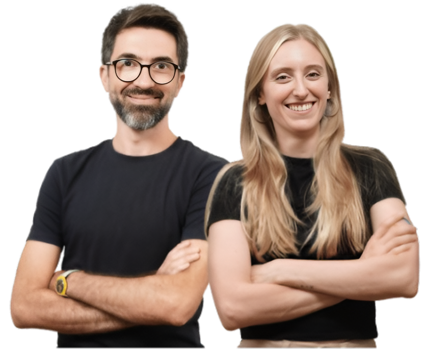 Facundo Arena y Florencia Ortelli, al frente del equipo de Laboratorio Gaiki