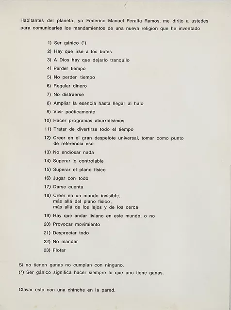 los 23 mandamientos 01